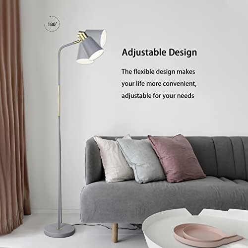 LALISU Floor Lamp Industrial Floor Lamps Reading Farmhouse Standing Lamp