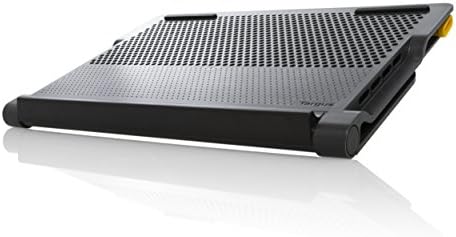 Targus Laptop Cooling Pad for Laptops up to 17-inches, Dual High-Speed Fans Chill Mat + 4-Port USB Hub Laptop Fan Cooling Pad for Work, USB Stand Cooling Pad for Gaming Laptop Cooling Fan (AWE81US)