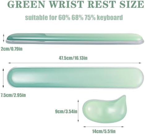 Gel Keyboard and Mouse Wrist Rest Set,Wrist Support for Computer Keyboard
