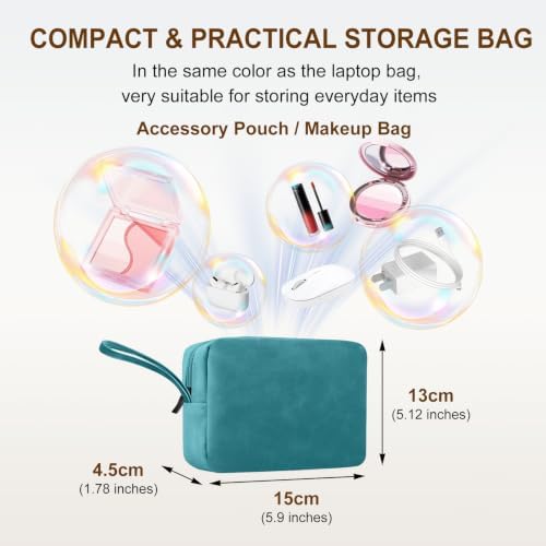 13-14 Inch Laptop Sleeve Case for MacBook Neo 13/Air 13.6/13 - Green