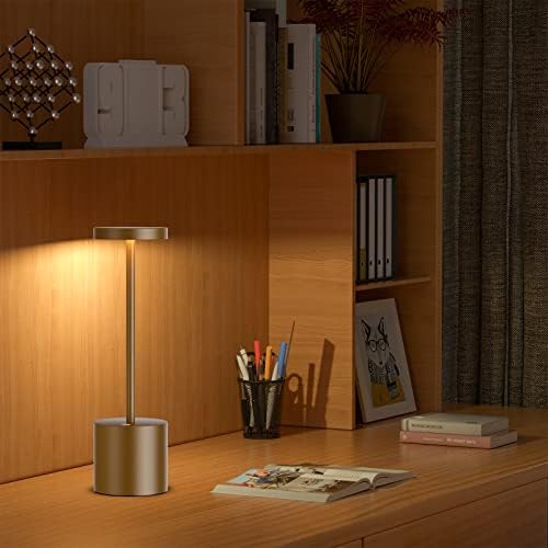 Cordless Table Lamp Rechargeable,Battery Powered LED Outdoor Table Light