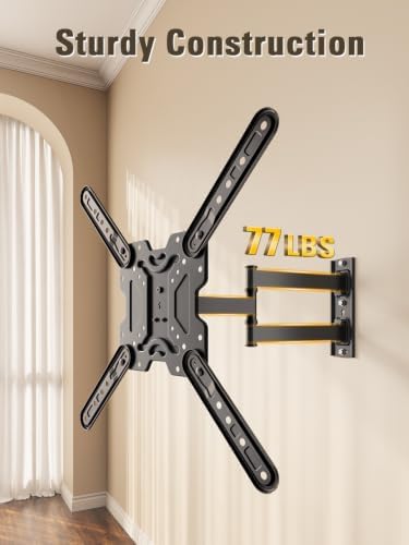 Mounting Dream UL Listed TV Wall Mount for Most 26-60 Inch TV Full Motion