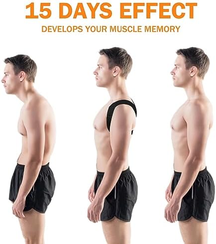 Posture Corrector for Women & Men, Breathable & Adjustable (Medium)
