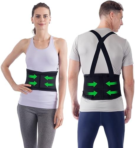 NYOrtho Back Brace - Women - Men - Small 26"-30" - Relieves Pain - Support Suspenders - osteoporosis - Maximum Posture - Spine Support - Hook & Loop - Mens