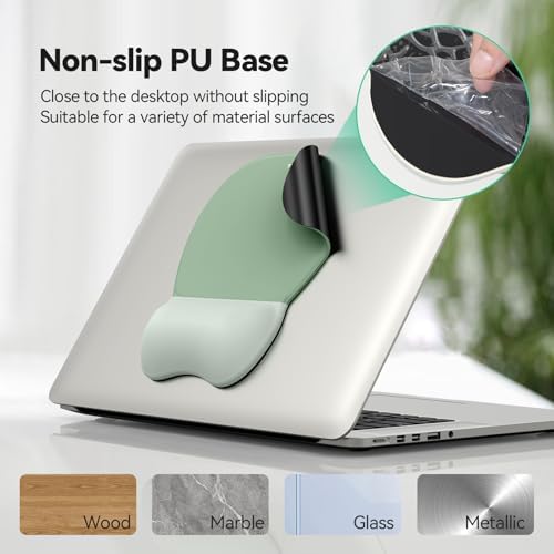 TECKNET Gel Ergonomic Mouse Pad & Keyboard Wrist Rest & Coaster