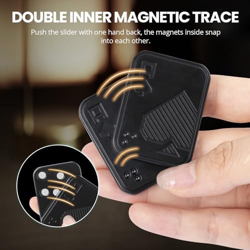 ITOKEY Fidget Toys Adults, Metal Magnetic Fidget Slider, EDC Poker Card