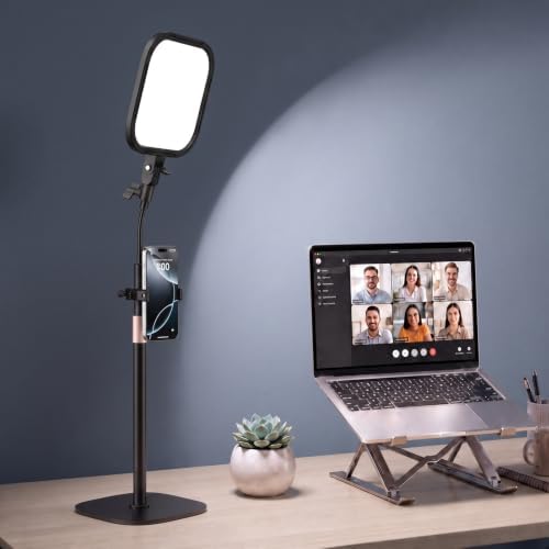 EMART Desktop Gooseneck Video Conference Lighting, Dimmable 2500-8500k