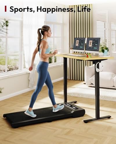 SANODESK One-Piece 1'' Thick Height Adjustable Standing Desk 60''x24''