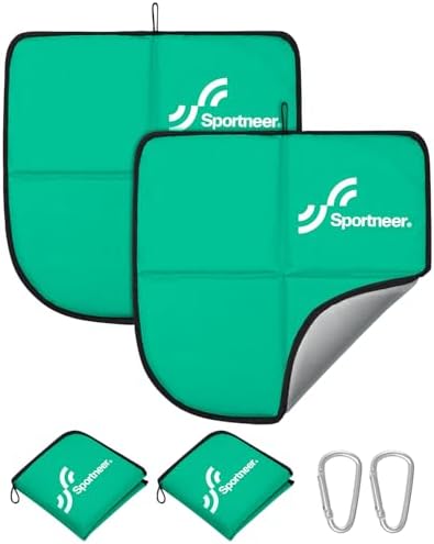 Sportneer Sitting Pad, Lightweight Waterproof Folding Seat Pad for Backpacking, 15.75'' x 15.75'' Portable Camping Seat Mat for Hiking, Picnics & Outdoor Use