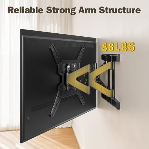 Mounting Dream Ultra Slim TV Wall Mount for 26-75” TVS Full Motion TV Mount