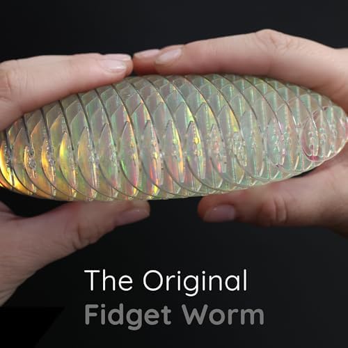 Morf Worm 3D Sensory Fidget Toy for Kids and Adults, Unicorn, Large