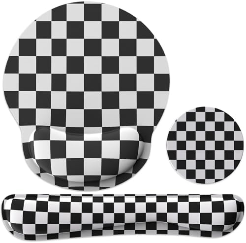 Ergonomic Mouse Pad with Wrist Rest and Keyboard Wrist Rest, Mousepad