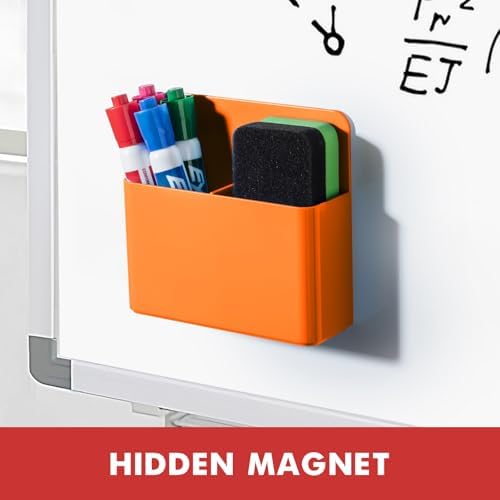 BEYGORM Plastic Magnetic Pen Holder, Powerful Magnet, 2 Pack