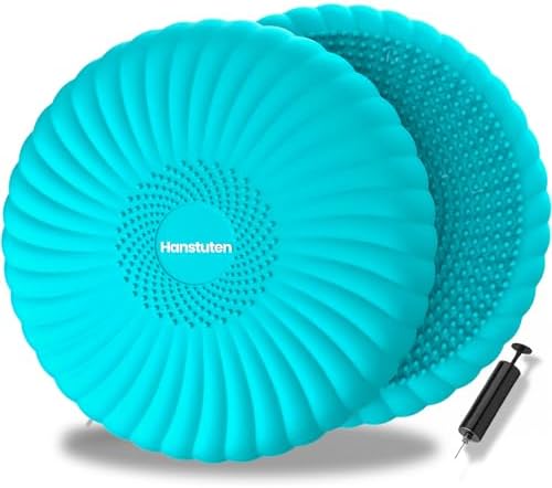 Wobble Cushion Core Balance Disc, Wiggle Seat with Inflation Pump