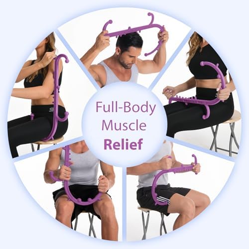 Ranarose Deep Tissue Back & Neck Massager for Body Muscle Pain Relief