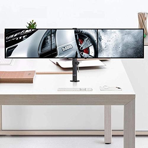 Suptek Triple LED LCD Monitor Desk Mount Heavy Duty Fully Adjustable Stand for 3 / Three Screens up to 27 inch (MD6463)