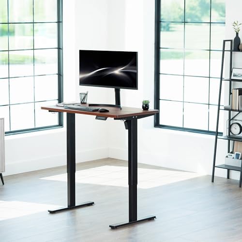 VIVO Dark Walnut 43 x 24 in Standing Desk, DESK-1B4D