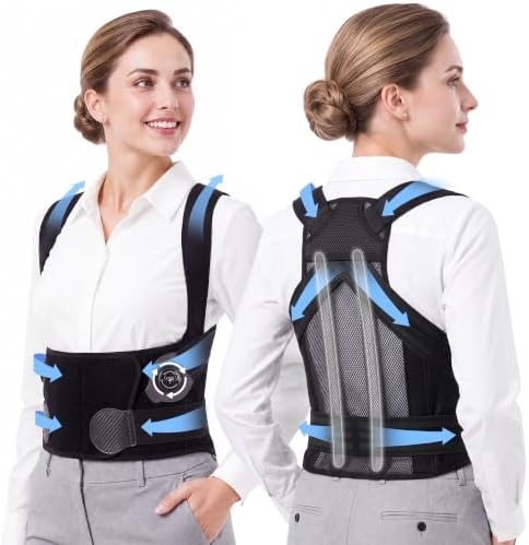 Back Brace Posture Corrector for Women: Armpit-Friendly Comfort for 8+ Work