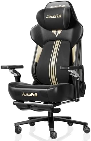 AutoFull M6 Ultra+ 2.0 Gaming Chair – World First with Shiatsu Massage | 720° Mechanical Armrests, Dynamic Lumbar Support, Adjustable Headrest | Ventilated & Heated