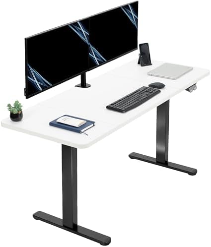 VIVO White 60 x 24 in Standing Desk, DESK-KIT-B06W