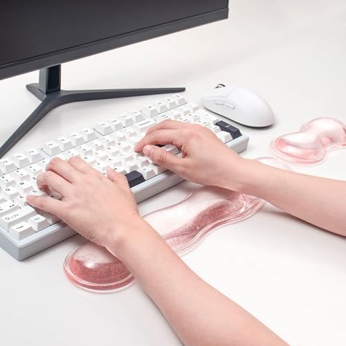 Gel Keyboard and Mouse Wrist Rest Set,Wrist Pad for Computer Keyboard