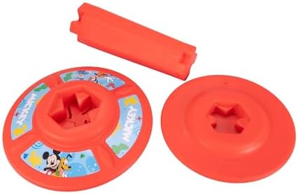 JAKKS Pacific Kid's Mickey Mouse Wiggle Stool Wobble Stools for Seating - Active Learning Stool for Kids, Sitting Balance Chair, Kids Stand Up Stool, Seating Wobble Chair