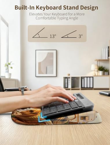 Ergonomic Keyboard Wrist Rest Pad with Wrist Support Holiday Picnic
