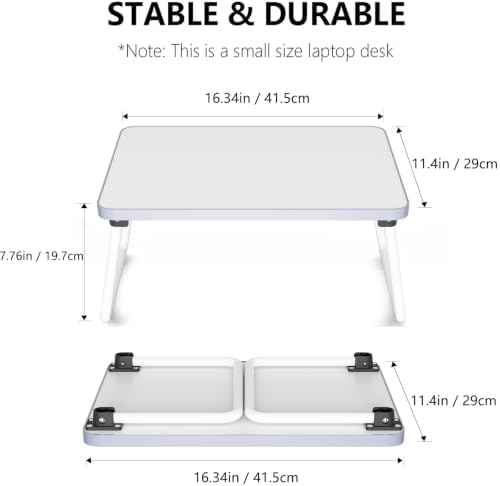 Foldable Lap Desks Laptop Tray for Bed or Couch