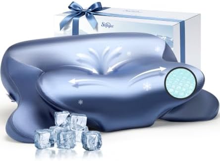 2026 Cooling Gel Memory Foam Pillow, Cervical Neck Pillow for Pain Relief