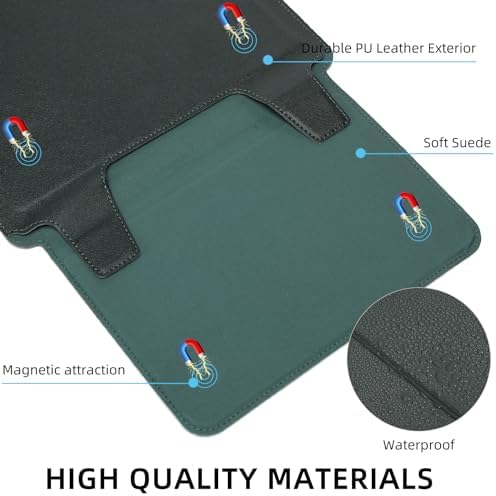 13 Inch Multifunctional Laptop Sleeve Case with Stand Soft Slim Cover for MacBook Pro/Air/ThinkPad X1/Dell XPS/Lenovo Yoga/HP Pavilion/ASUS Zenbook/LG gram/Chromebook 12.5" 13.3" Screen