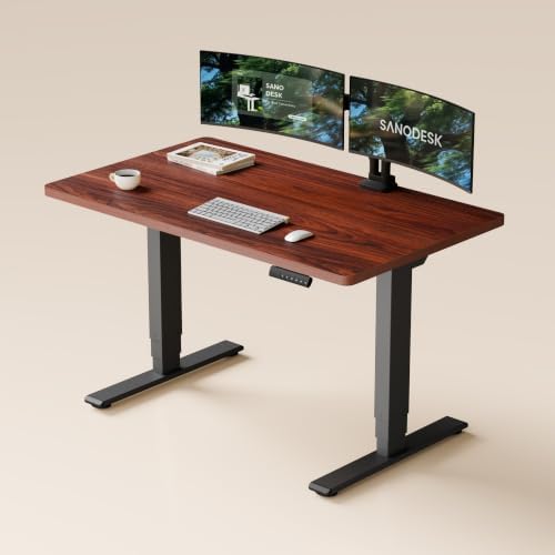 SANODESK Dual Motor Standing Desk 220lbs Height Adjustable Desk