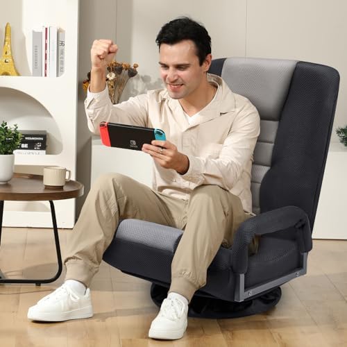 Swivel Gaming Chair 2PACK Video Game Chairs w/6 Adjustable Postion