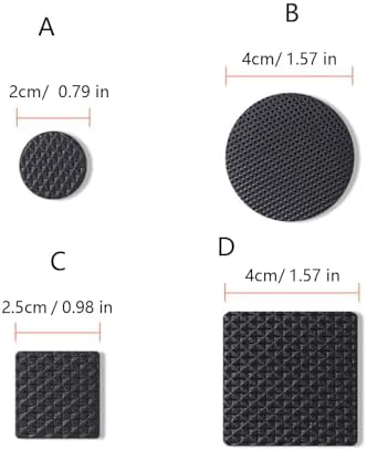 Shock Absorbing EVA Pads, Enhances Grip Stability, D