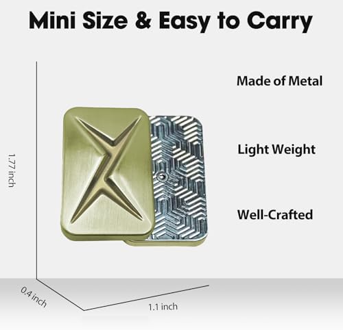 Infinite Fidget Slider, EDC Magnetic Metal Fidget Toys for Adults