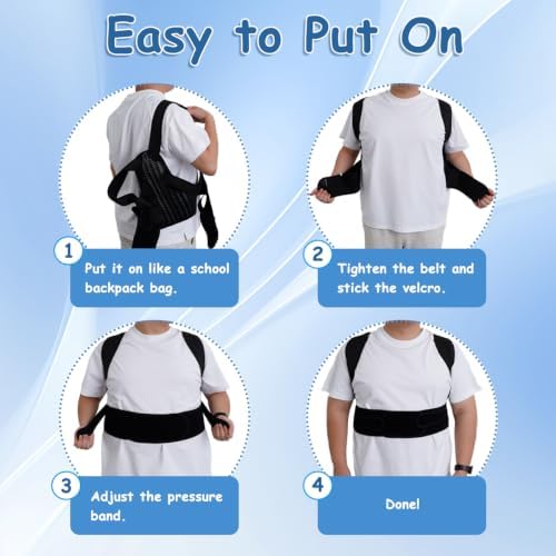 Plus Size Back Brace, Posture Corrector for Women & Men Plus Size, 3XL