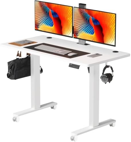 Monomi Electric Standing Desk 48”x24 Height Adjustable Sit Stand Desk