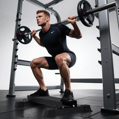 Steel Calf Raise Block, Heavy-Duty Stretch Platform, Leg Workout Equipment