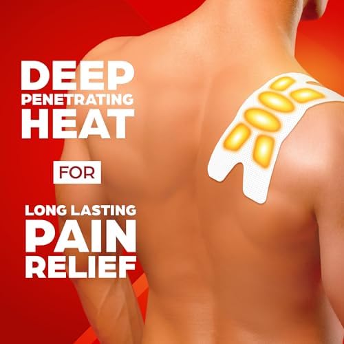 ThermaCare Portable Heating Pads for Muscle & Joint Pain Relief, 4 Count