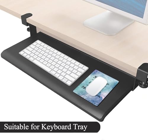 Small Mouse Pad, Mini Mouse Pad 6 X 8 Inch with Non-Slip Rubber Base for Keyboard Tray Laptops Wireless Mouse Home Office Travel, Washable & Portable (Work Hard)