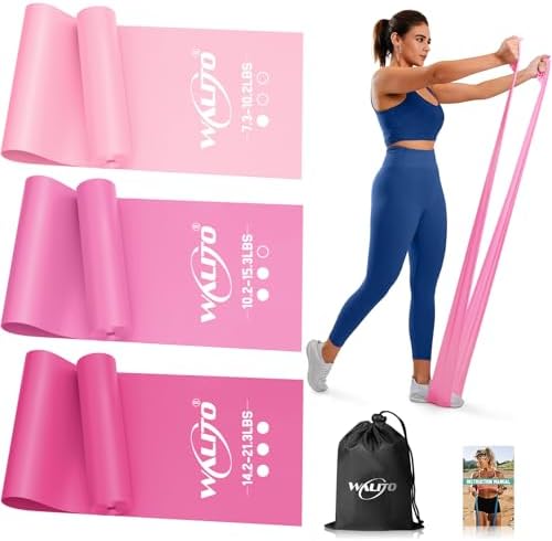 Resistance Bands for Working Out, Stretch Bands for Exercise, Yoga, Pilates