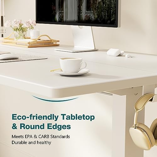 Sweetcrispy Electric Standing Desk, Computer Desk, 63x24 Inch