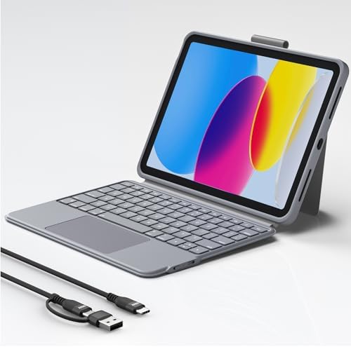 Wireless Magnetic Keyboard Case for iPad 10th Generation