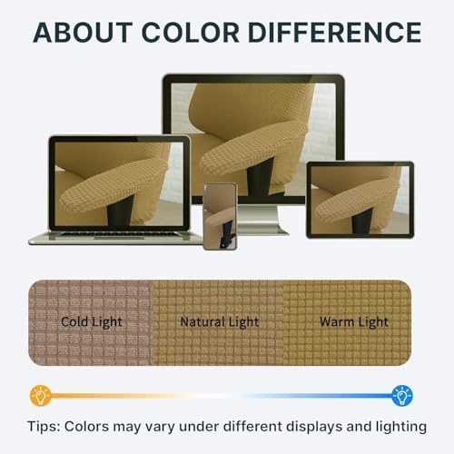 Office Chair Arm Covers, Armrest Slipcover Pads Elbows Forearms Slipcovers Stretch Dirt Resistant Armchair Chairs Washable Covering Elastic Seat Hand Protector Stretchable Band Slip