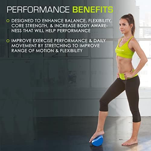 ProsourceFit Flex Foam Rollers for Muscle Massage, Physical Therapy, Core & Balance Exercises Stabilization