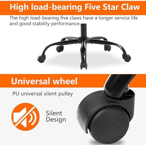 Gaming Chair, High Back PU Leather Gaming Chairs Computer Chair with Headrest & Lumbar Support, Height Adjustable Wide Seat Gaming Chairs for Adults, Game Chair with Footrest & Armrest