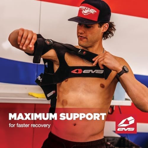 EVS SB03 Shoulder Brace, Compression Fit, Medical Grade, w/X-Strap, XXL