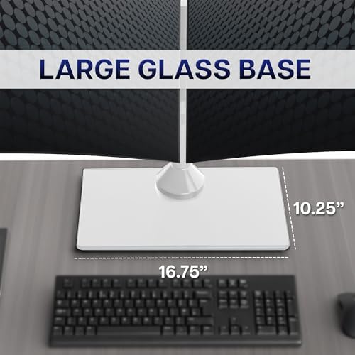 VIVO Dual Monitor Desk Stand for 13 to 32 inch Screens, STAND-V002FGW