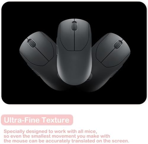 Small Mouse Pad, 6 x 8 Inch Mini Mouse Pad for Keyboard Tray Laptop Wireless Mouse Home Office Travel, Portable & Washable (Yellow)