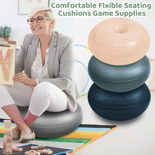 Lewtemi 4 Pcs Flexible Seating for Classroom Elementary 20'', Retro Color