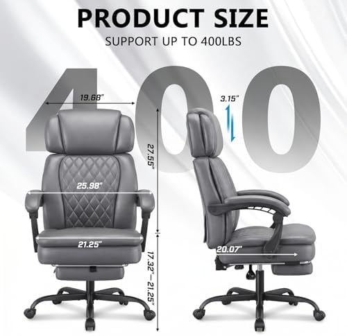 Big and Tall Office Chair, Home Office Desk Chairs,Executive Computer Chair